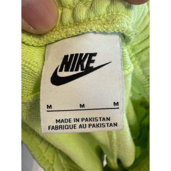 Nike Men's Lime Green Crewneck Sweatshirt & Shorts Set Size M RARE - Picture 14 of 16